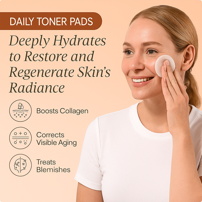 Collagen Skin Renewal Toning Pads (100 Pads)
